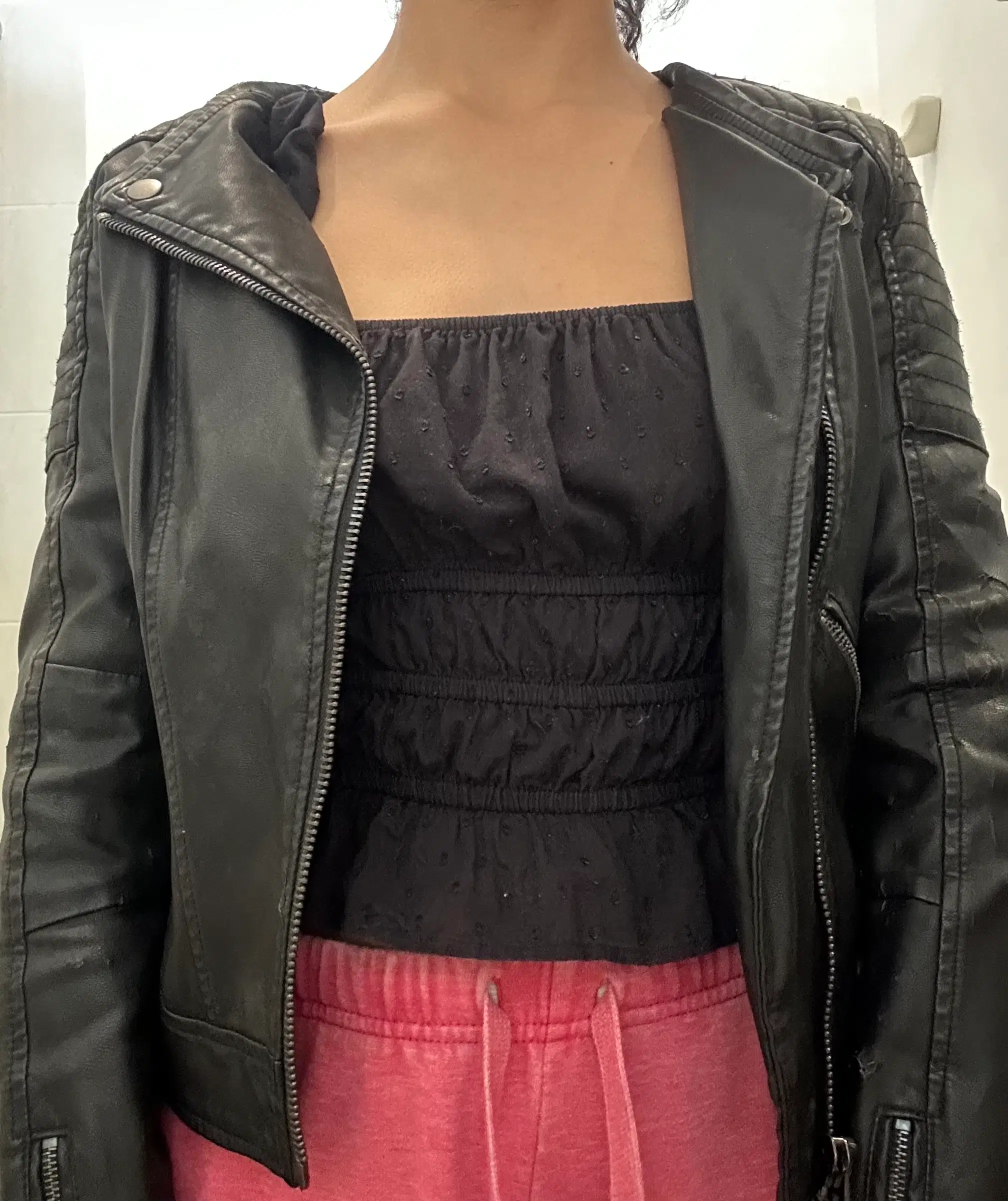 Chumpa de polipiel talla S image 2